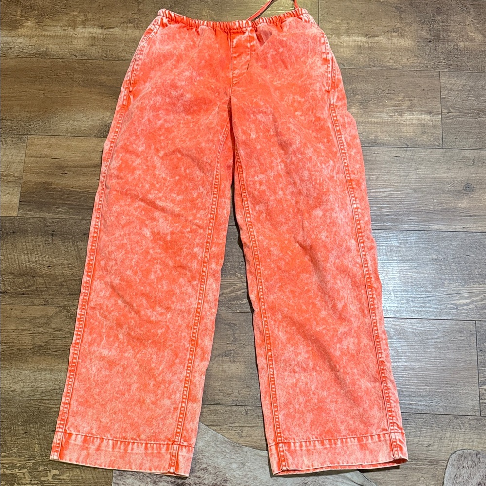 BDG Acid-Wash Orange Pants